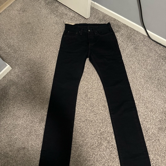 Iron Heart 555SBR-14OD - 14oz Overdyed Black Denim - NWT - Picture 2 of 4